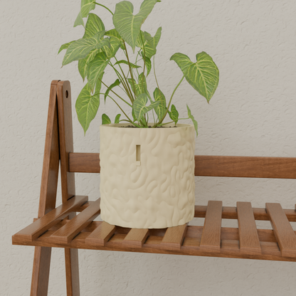 TANSORI Shabon – Blumentopf mit Bewässerungssystem zum Stellen